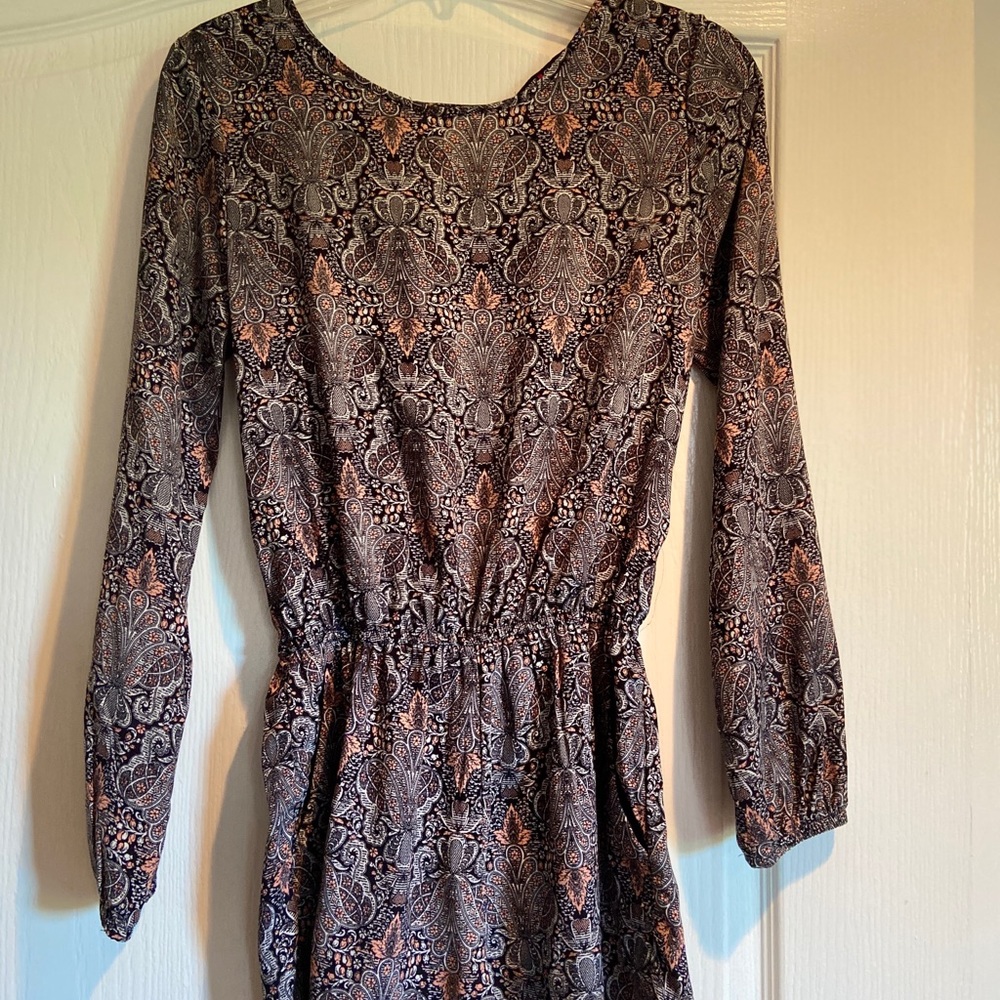 One Clothing paisley print romper